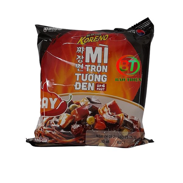 [Mã GROXUAN1 giảm 8% đơn 150K] (Thùng 20 gói) Mì trộn tương đen (2 vị) Koreno 78g | BigBuy360 - bigbuy360.vn