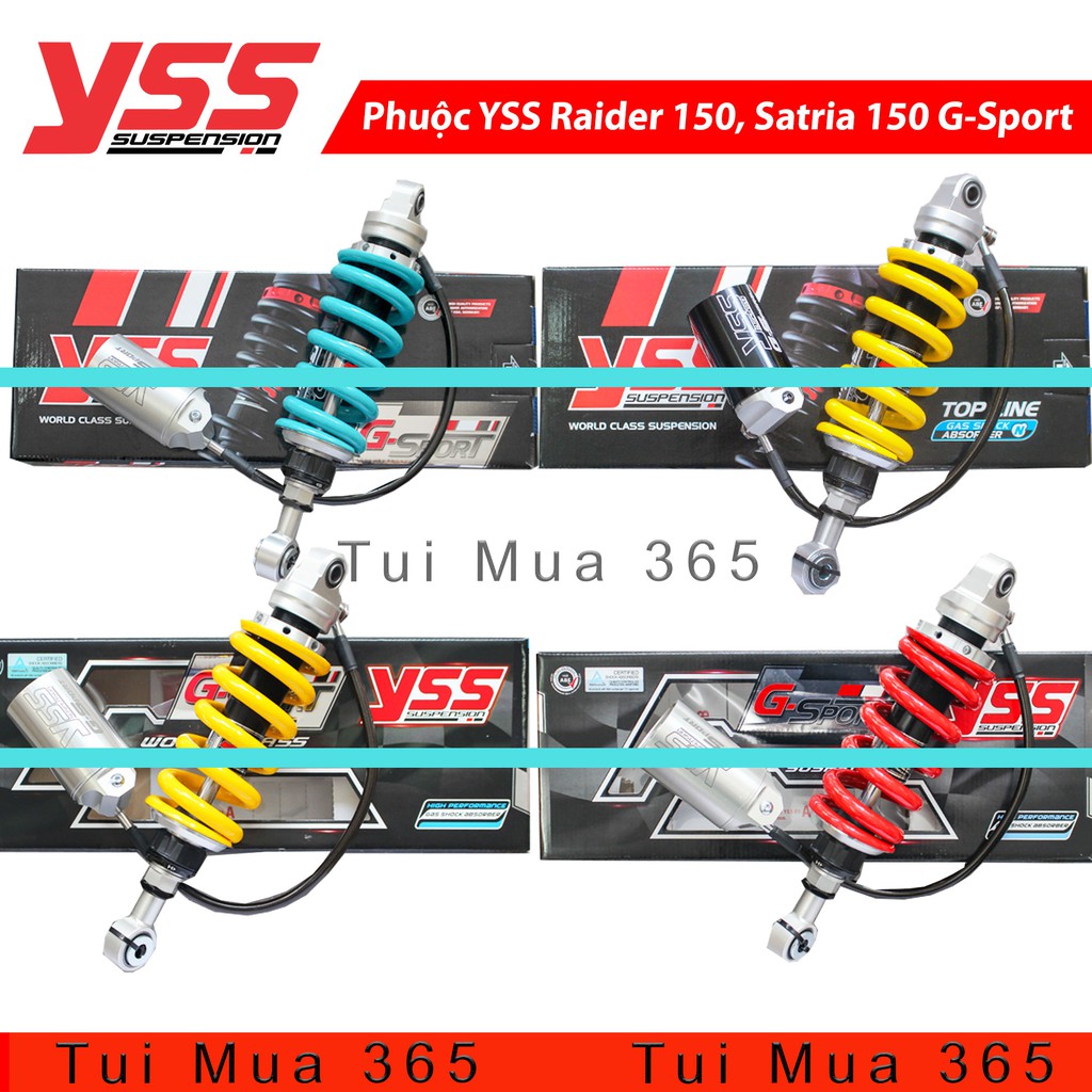 Phuộc YSS Raider 150, Satria 150 G-Sport Thái Lan