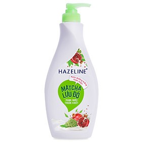 Sữa dưỡng thể trắng da Hazeline Matcha Lựu đỏ 370ml