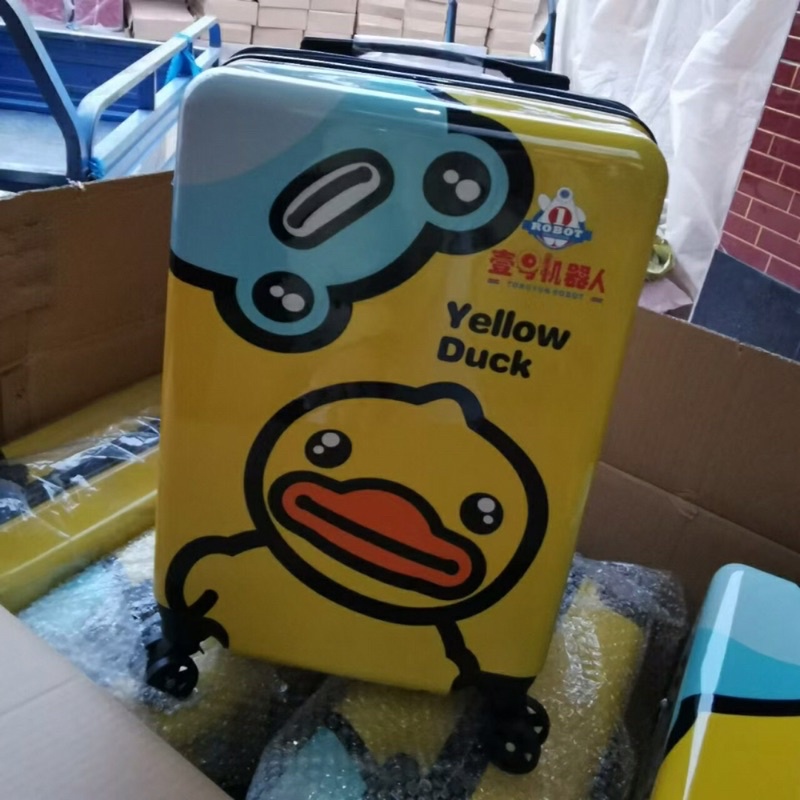 Vali Vịt vàng cá tính dành cho tuổi teen size 20, vali vịt vàng Duck