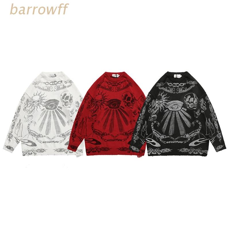 Áo Nỉ Tay Dài In Hình Đầu Lâu Cá Tính Cho Nam Nữ