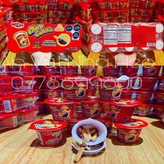 Lẻ 1 ly bánh que chấm sô cô la Galletin Hongkong ly 15gam
