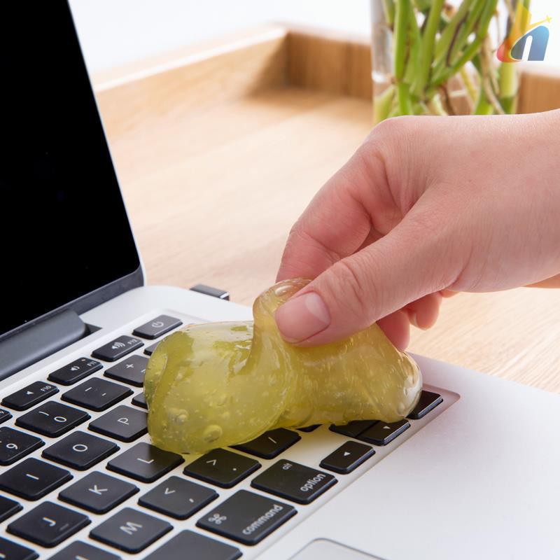 Miếng Bùn dẻo, Gel Silicon lau bụi, vệ sinh nội thất xe hơi, ô tô, điện thoại, máy tính hiệu quả