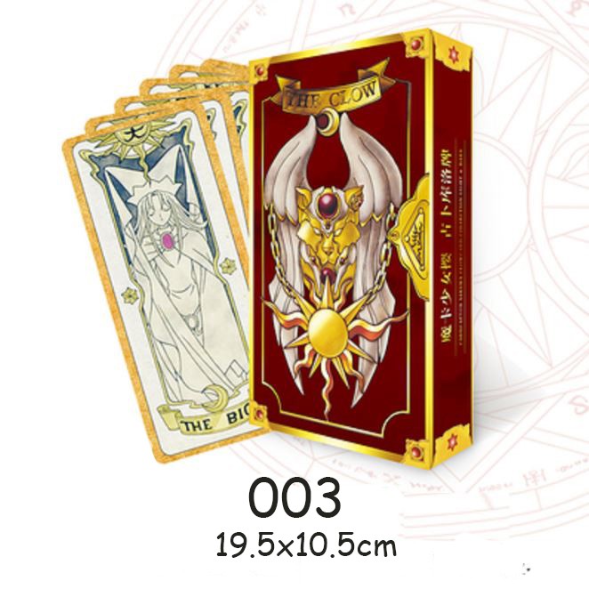 [Mẫu mới 2020] Hộp thẻ bài pháp thuật Clear Card Clow Cardcaptor Sakura Thủ lĩnh thẻ bài thẻ bài pha lê Tarot xinh xắn