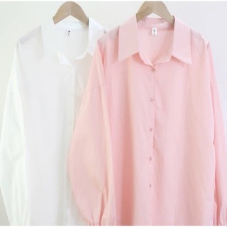 sơ mi hồng pastel