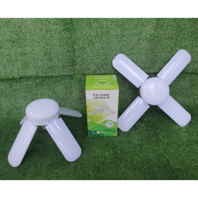 Bóng đèn hình cánh quạt siêu sáng 3 cánh 45w .4 cánh 60w.5 cánh 75w.(siêu rẻ)