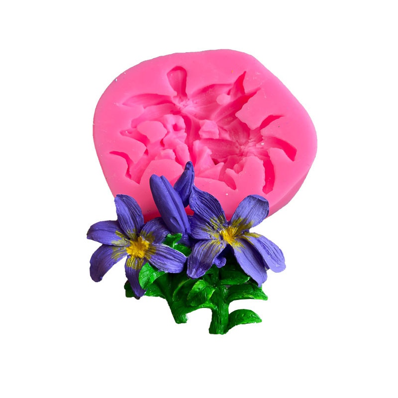 Khuôn Silicone Làm Bánh Hình Hoa Xinh Xắn
