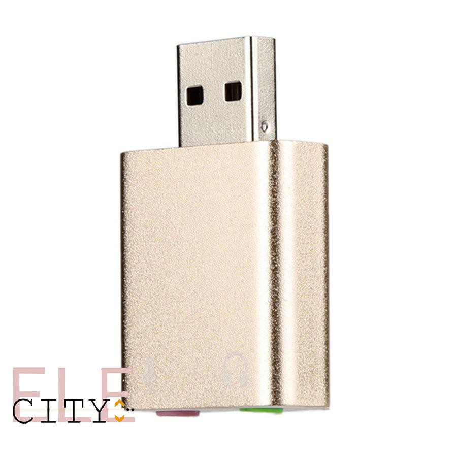 ✨kho sẵn sàng✨External USB Audio Sound Card USB To Jack 3.5mm Converter Headphone Adapter