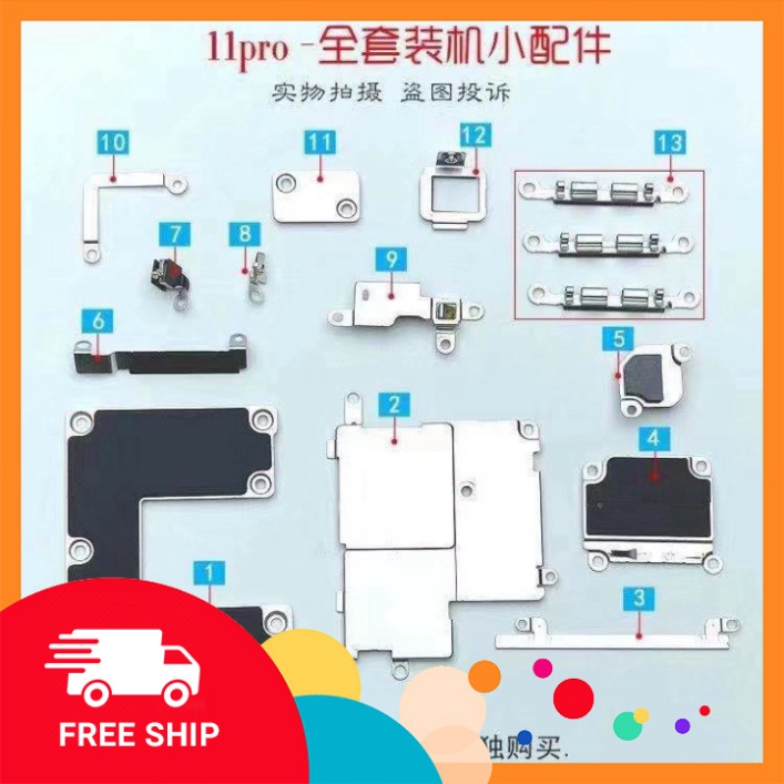 _ Full bộ nẹp main và màn hình từ iPhone 6G đến XSM