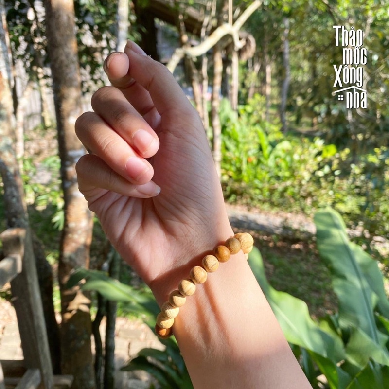 Vòng Tay Palo Santo, Đàn Hương Đỏ - Vòng Handmade Gỗ Thánh - THẢO MỘC XÔNG NHÀ