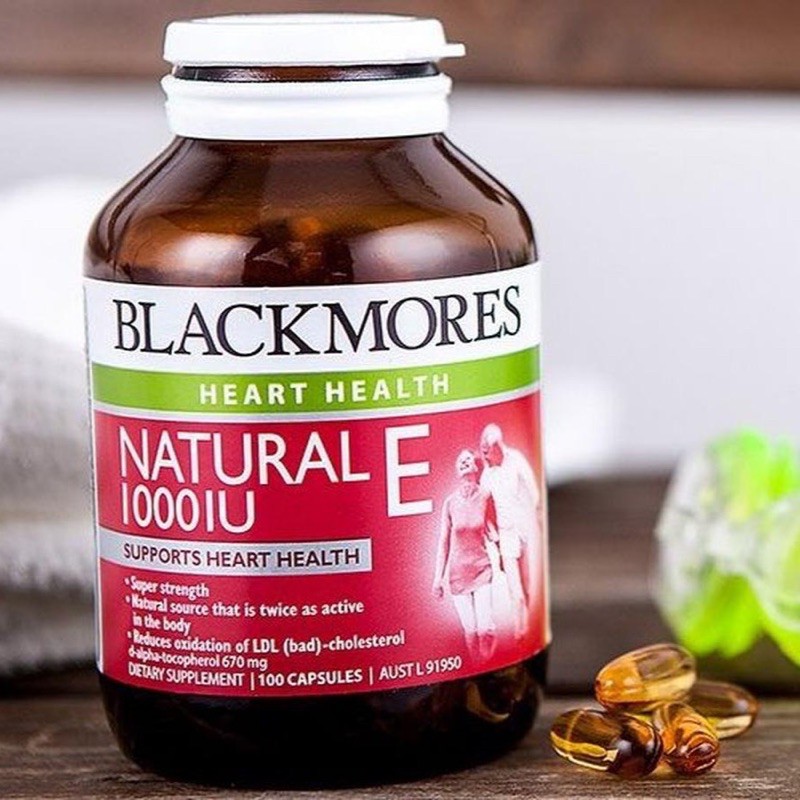 Blackmores Natural Vitamin E 1000IU 100v