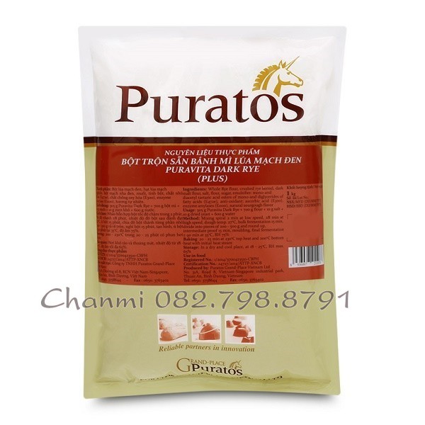 Bột mì đen 1kg( chia từ gói 5kg)