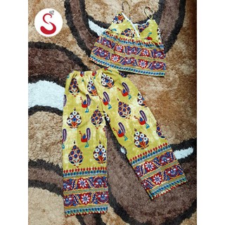 Set thổ cẩm, da beo