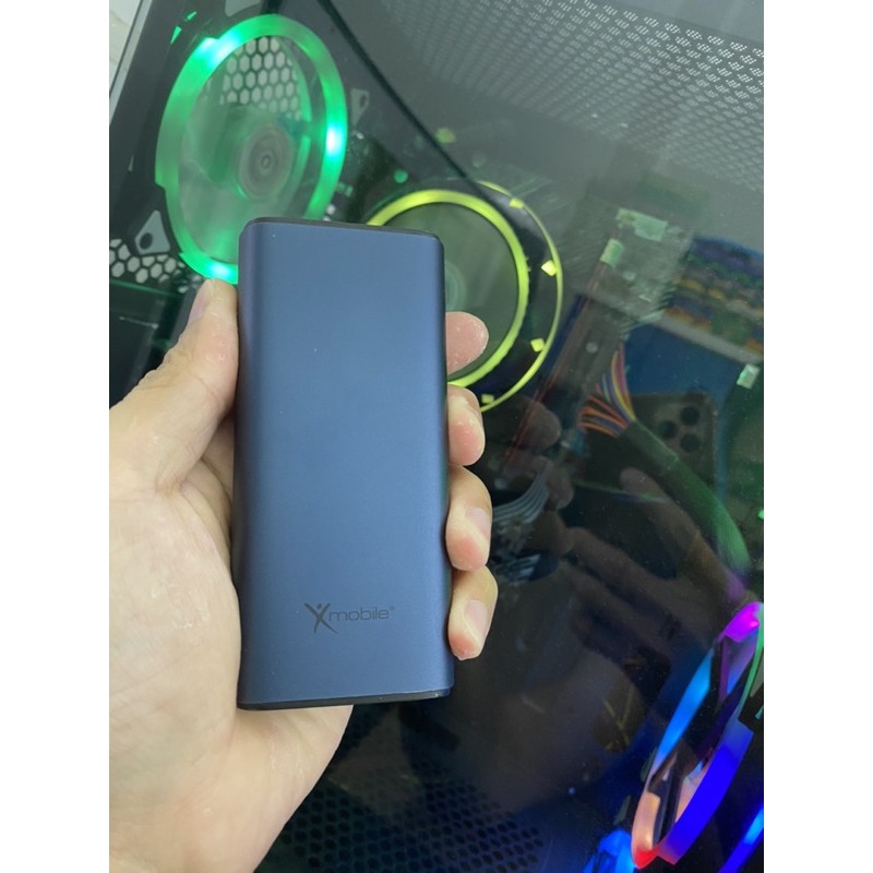 Pin dự phòng Polymer 10.000mAh TypeC PD QC3.0 Xmobile PowerSlim PJ JP213 like new tgdd, BH 1 đổi 1, chỉ 239k