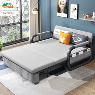 Sofa giường(CAO CẤP) đa năng, giường gấp gọn thành ghế sofa thông minh 2 kích thước, không có ngăn chứa