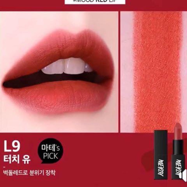 Son thỏi Merzy Lipstick L9 L10 L11