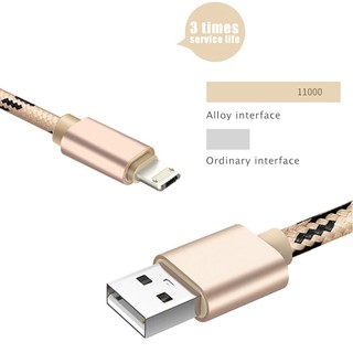 Dây sạc nhanh Micro USB Type C