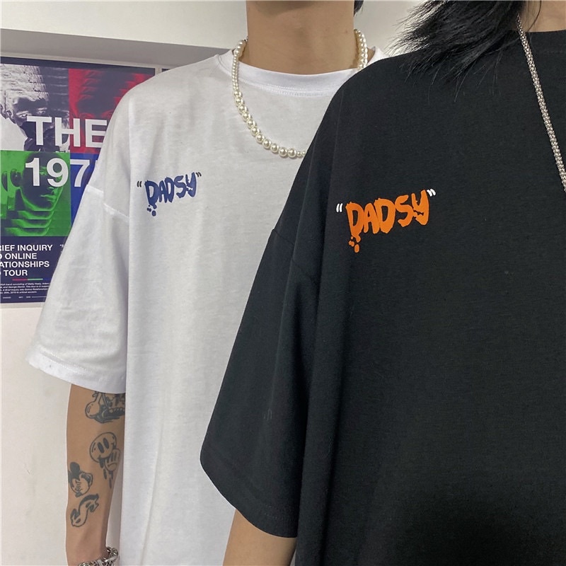 Áo thun tay lỡ nam nữ, áo phông unisex form rộng chất cotton mát mịn thấm hút mồ hôi in hình 100%
