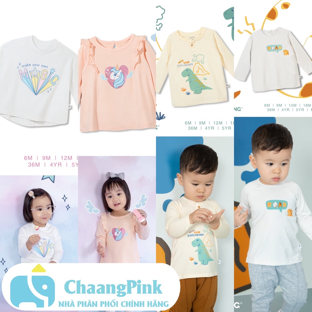 Chaang Áo dài tay trẻ em Pony&amp;Dino