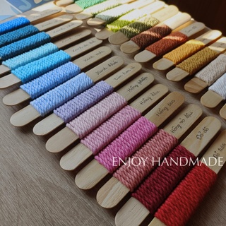 1m Dây thừng 5mm macrame cotton 3 xoắn