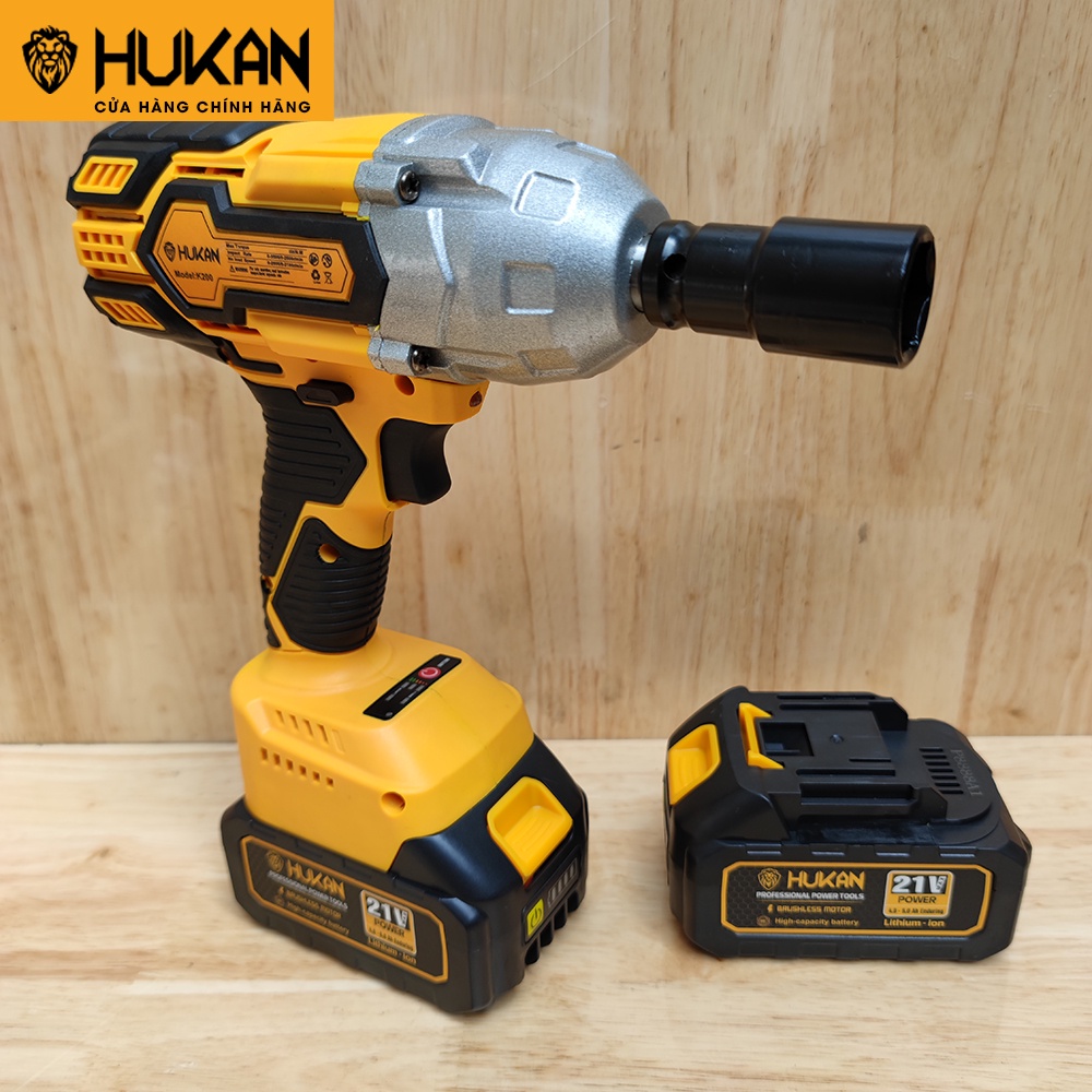TOP BÁN CHẠY  Máy siết bulong HUKAN K200 600Nm 2 cấp chỉnh lực