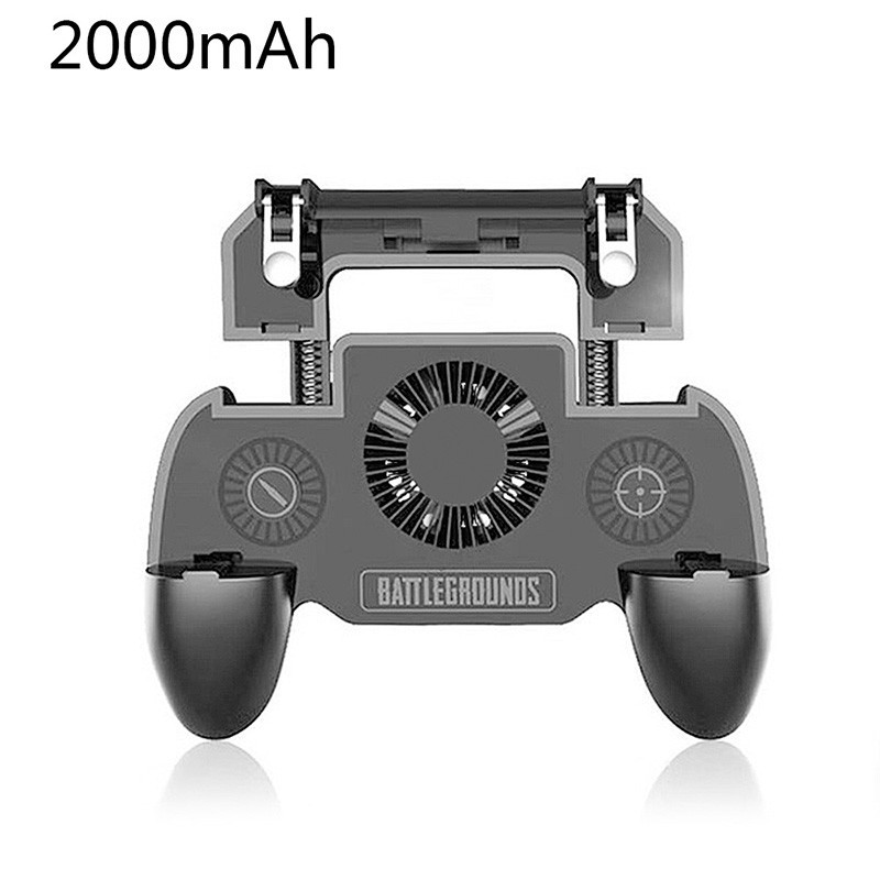 new pattern 3 In 1 2000/4000mAh Gamepad, SR2 The 5 Generation Mobile Pubg Controller Shooter Trigger Cooling Fan Mobile Power Game Handle