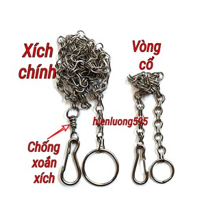 Xích chó mèo inox các cỡ