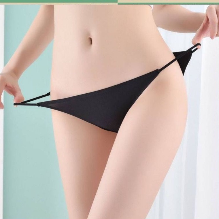Quần lót nữ đúc su thun lạnh 2 mảnh sexy, quần chíp nữ bikini không đường may dây 2 bên hông gợi cảm Kingshop - L513