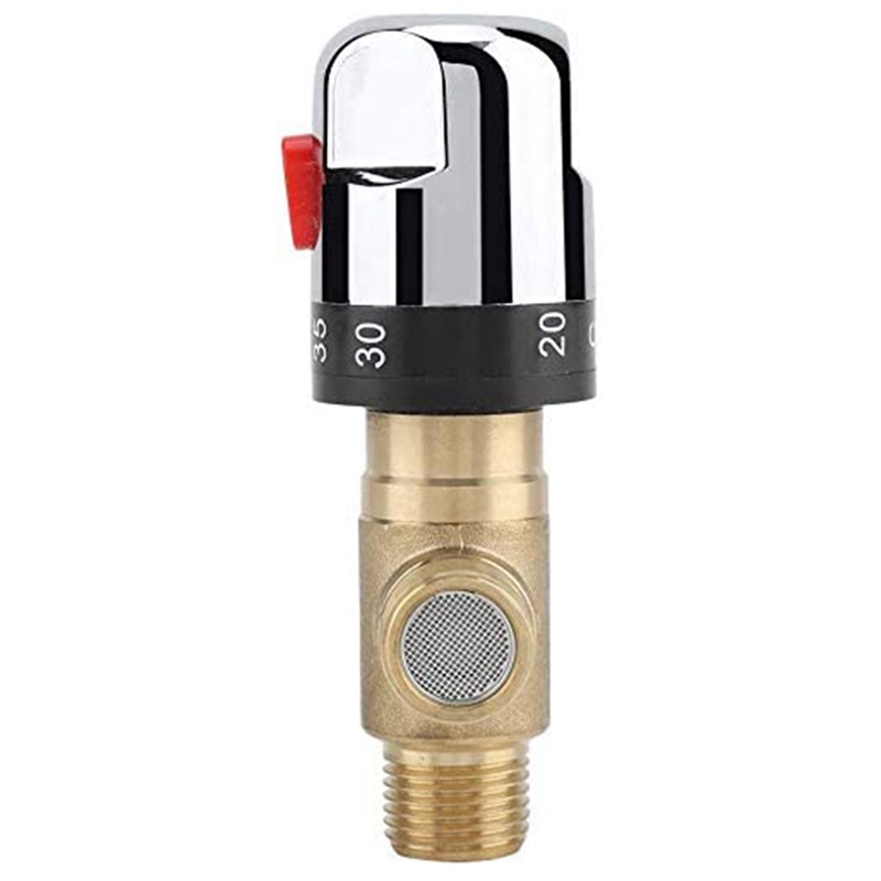 Van Trộn Nhiệt Độ Nước G1 / 2 Bằng Đồng Thau Cho Hệ Thống Vòi Hoa Sen