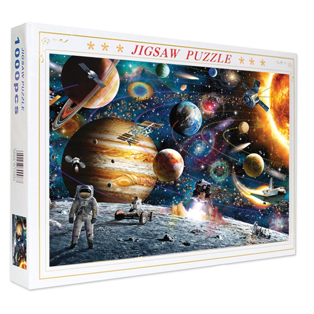 Bộ đồ chơi xếp hình 1000 mảnh họa tiết bắt mắt dành cho người lớn và trẻ em