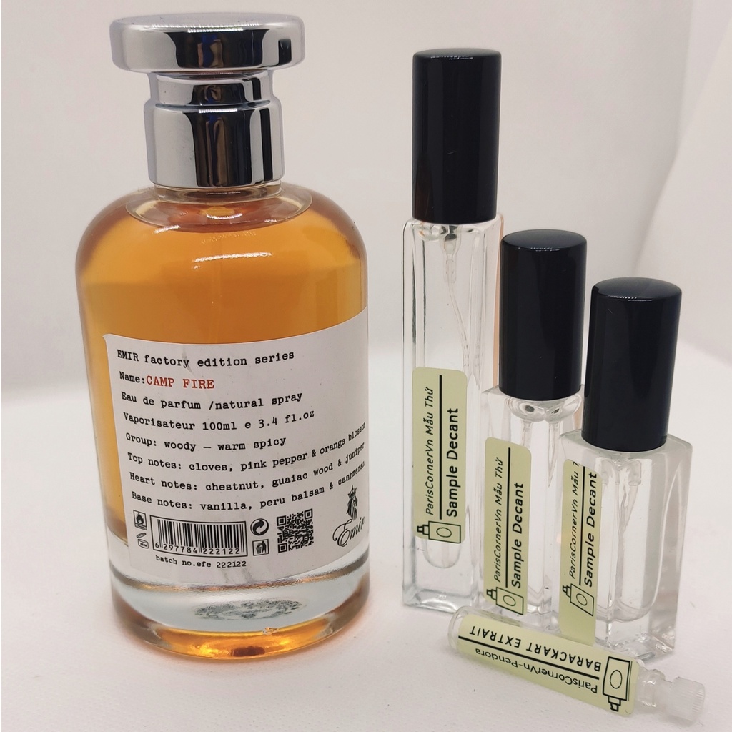 MẪU THỬ MINI 2ML-10ML - EMIR CAMP FIRE EDP NƯỚC HOA PARIS CORNER