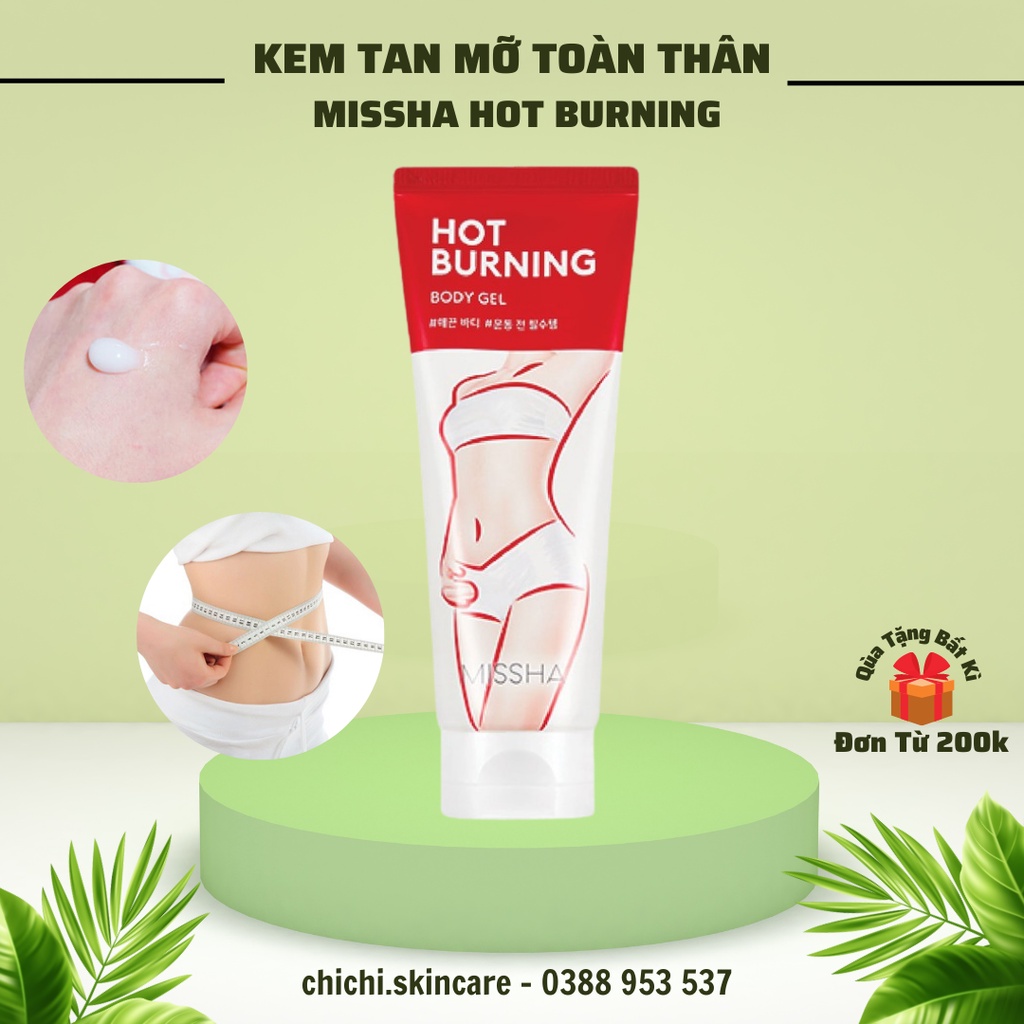 Kem tan mỡ MISSHA Hot Burning Body Gel 200ml