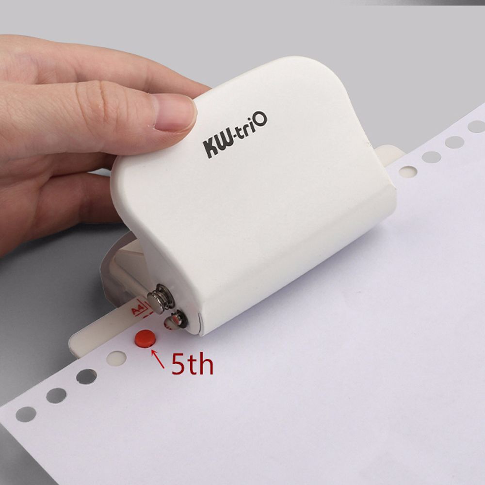 Dụng cụ bấm lỗ giấy A4 A5 B5 6 lỗ thiết kế nhỏ gọn tiện dụng