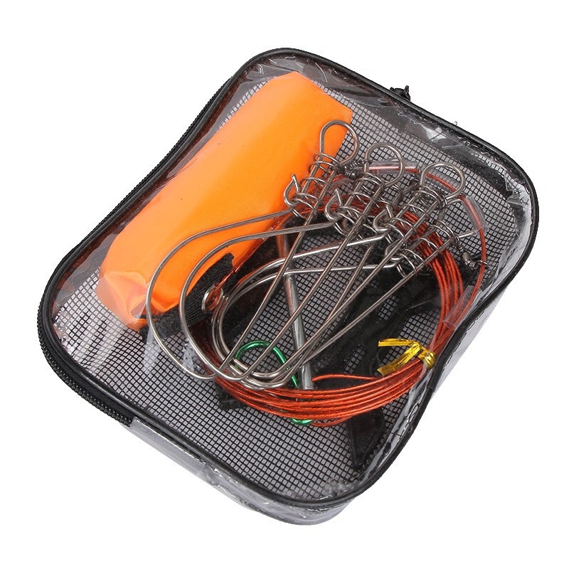 dây xích mang cá inox 5 móc 10 móc