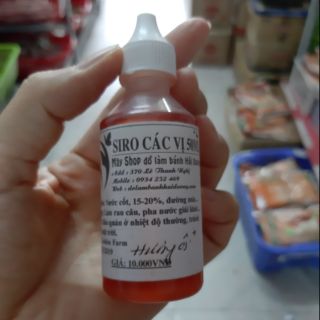 Siro golden farm lọ chiết 50ml hương ổi