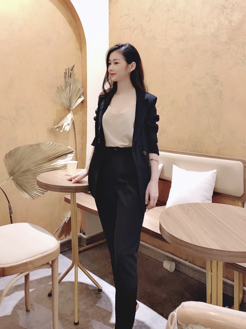 Set blazer 3in1 áo quần