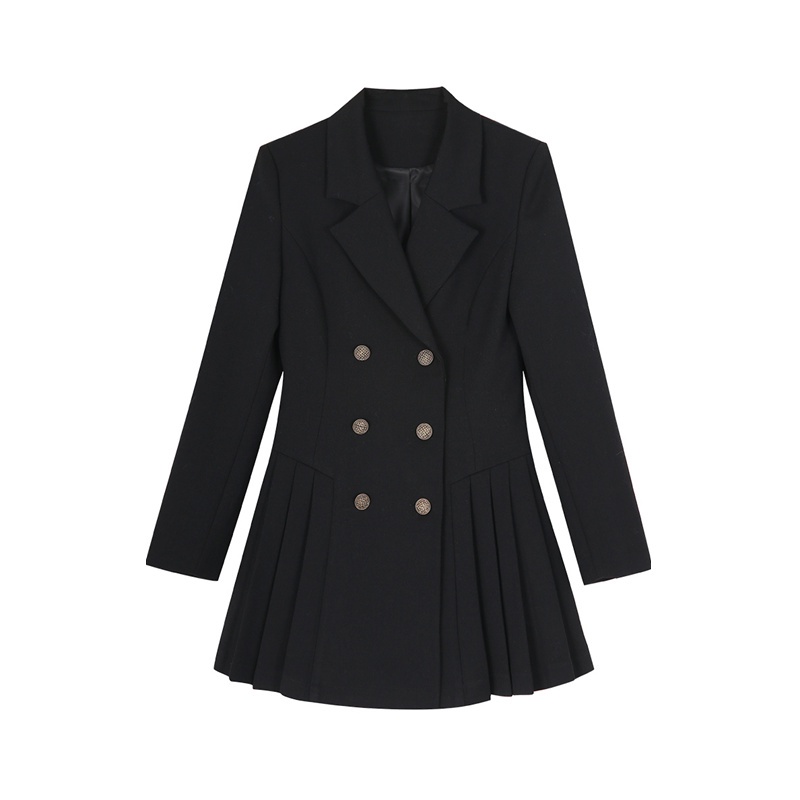 Đầm Bigsize Váy Bigsize cổ vest 2 hàng cúc