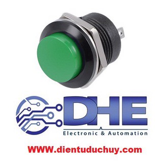 NÚT NHẤN 16MM, NHẤN NHẢ, ĐỎ
