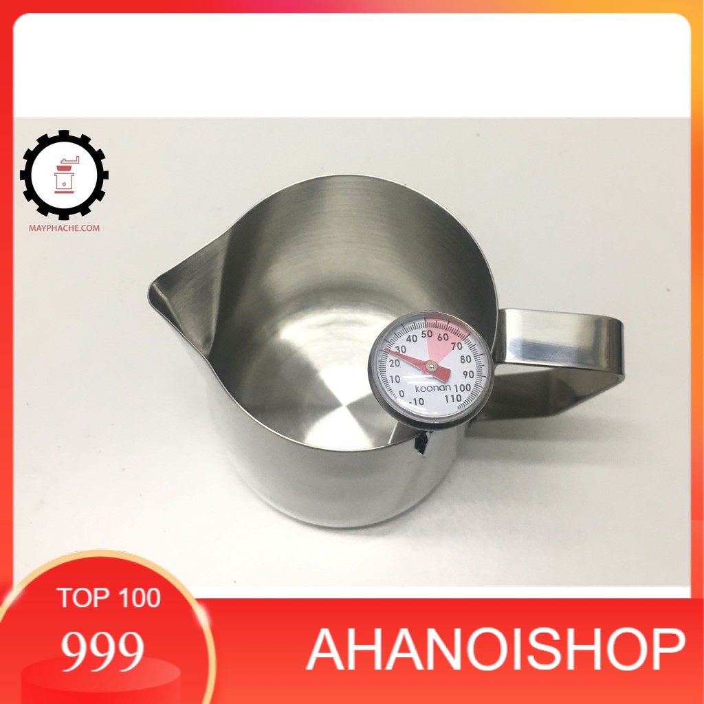 Đồng hồ đo nhiệt bằng cơ nhiệt kế cơ dụng cụ đo nhiệt độ nước pha sữa trong pha chế chính xác đẹp giá rẻ KOONAN