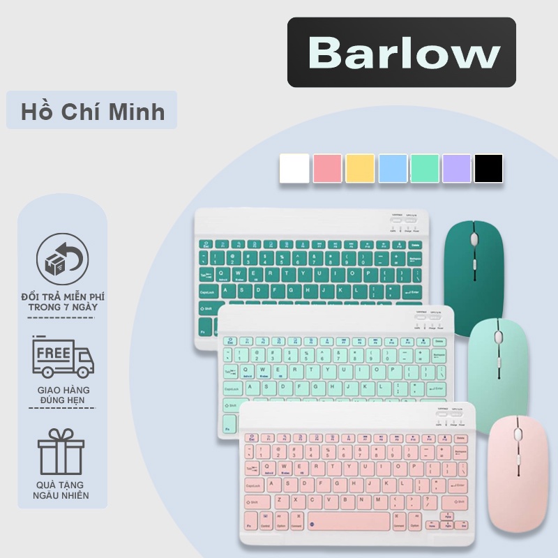 Bàn Phím Bluetooth Không Dây Chuột - Bàn Phím Chuột Dành Cho Windows/MAC/Android/IOS/Phone/iPad/Laptop -10inch Wireless