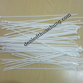 COMBO 5 Bịch Dây Rút Nhựa Trắng Đen Bảng Nhỏ 5x250 (70s/bịch)