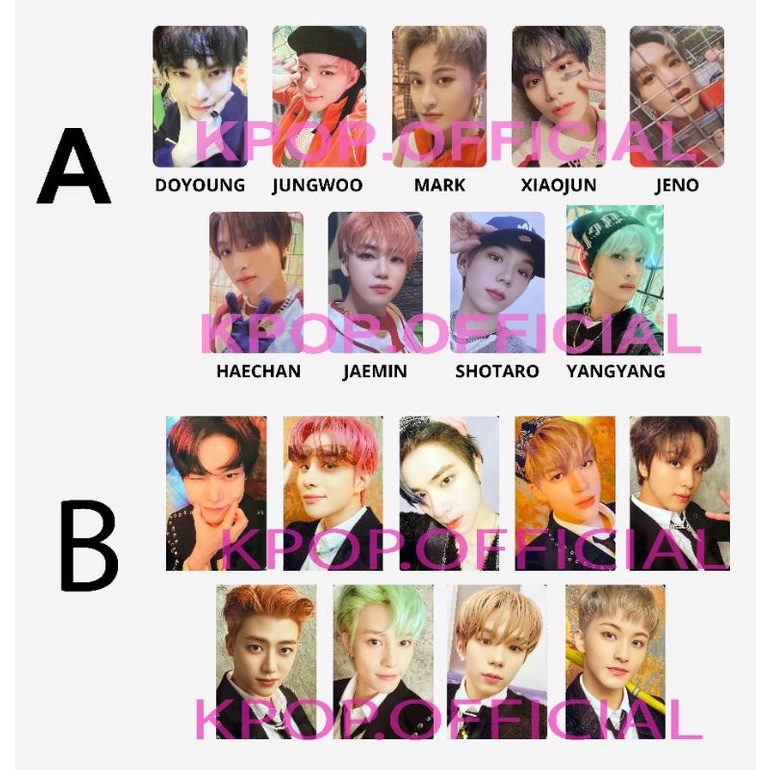 Thẻ Hình Nhóm Nhạc Nct 3X4