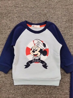 Bộ nỉ HM mickey chất mềm đẹp cho bé