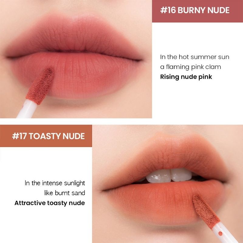 [CHÍNH HÃNG] Son Romand kem lì ⚡FREE SHIP⚡ zero velvet tint (màu 14, 15,17) được ưa chuộng nhất. | BigBuy360 - bigbuy360.vn