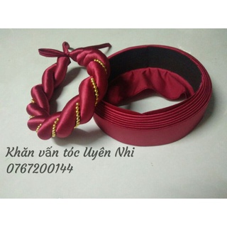 khăn đóng nam trơn - khăn đóng cụ ông - khăn đóng chú rể hàng làm dư sale