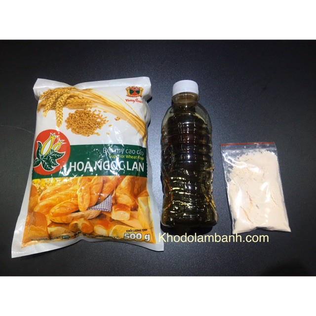 Set nguyên liệu 10 vỏ bánh trung thu loại 150g