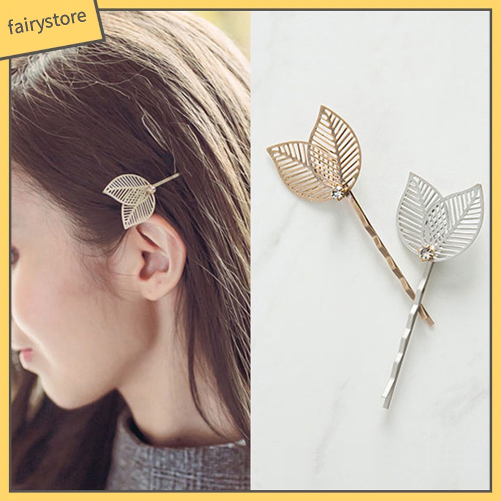 Kẹp tóc hình chiếc lá thanh lịch cho nữ