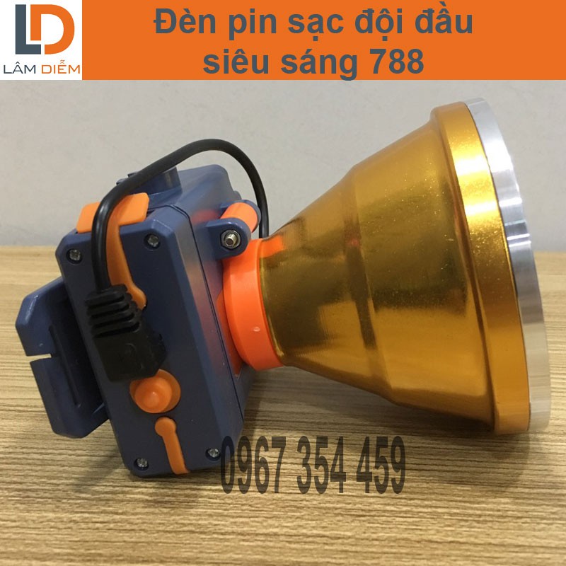 Đèn đội đầu pin trâu siêu sáng 300W sago 869 | BigBuy360 - bigbuy360.vn