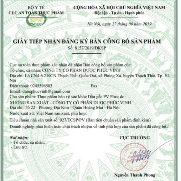 Viên dầu gấc PV (Hộp 100 viên nang)