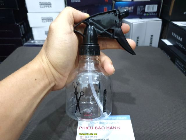 Bình Xịt Nước Cắt Tóc Nam Nữ Dung Tích 200ml.